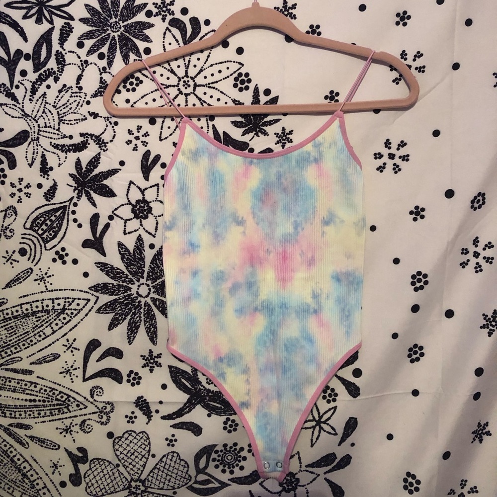 Tie dye bodysuit